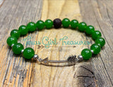 Jade stretch diffuser bracelets -