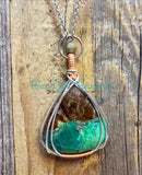Chrysoprase Diffuser necklaces