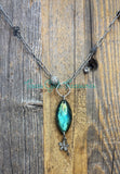 Labradorite Marquise necklaces