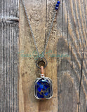 Quartz and Sea Sediment Jasper Doublet diffuser necklaces