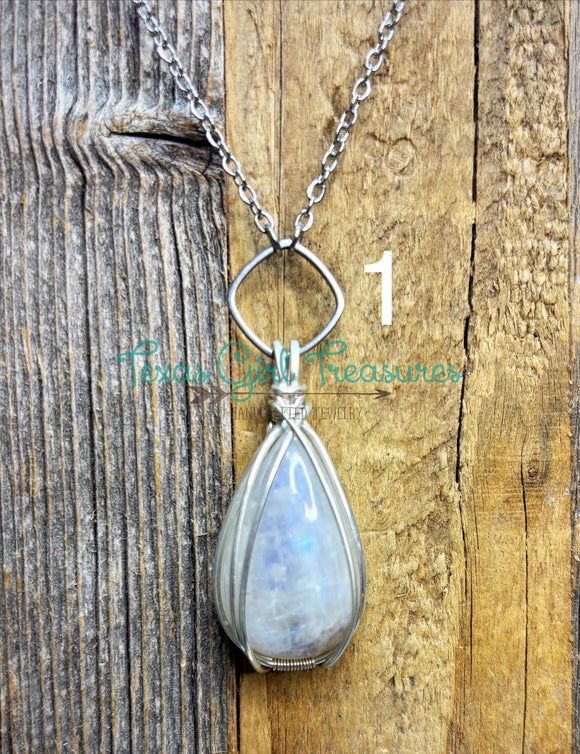 Moonstone Diffuser necklaces