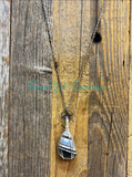 Owyhee Blue Opal diffuser necklace
