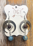 Blue Calcite Diffuser Earrings