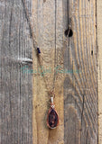 Iolite Sunstone Diffuser necklace