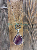 Fluorite diffuser necklace