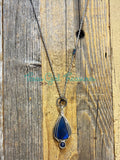 Labradorite Teardrop diffuser necklaces