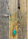 Turquoise diffuser necklaces