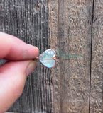 Moonstone Heart rings