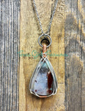 Peruvian Opal diffuser necklace