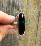 Obsidian ring
