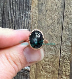 Diopside rings