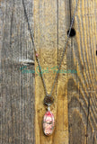 Rhodochrosite diffuser necklaces