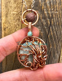 Tree of Life diffuser necklaces