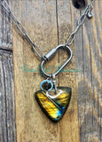 Labradorite Triangular Point Diffuser necklaces