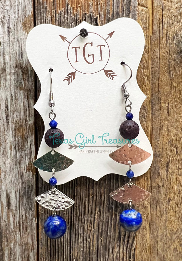 Lapis Diffuser Earrings