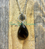 Smokey Quartz Diffuser Necklaces