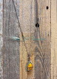 Jasper diffuser necklace - Bumblebee