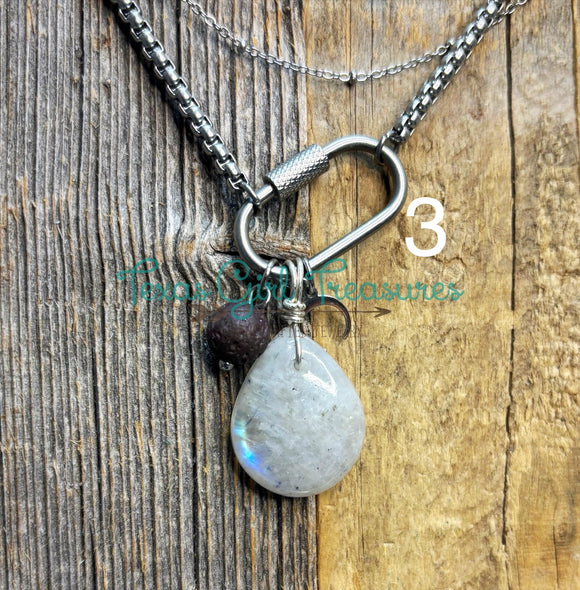 Layered necklaces