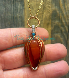 Carnelian diffuser necklaces