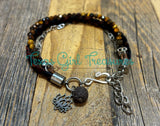 Tiger’s Eye multi strand bracelet