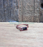 Moss Agate Electroformed Rings