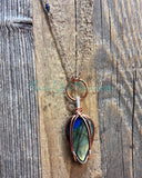 Labradorite Point Diffuser necklaces