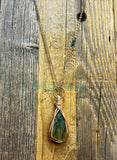 Labradorite Teardrop diffuser necklaces