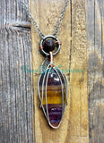 Fluorite Diffuser Necklaces