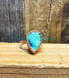 Labradorite Electroformed rings