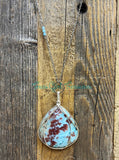 Larimar Diffuser necklace