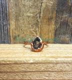 Tourmalinated Quartz rings