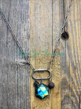 Labradorite Hexagon Diffuser Necklaces