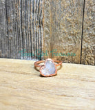 Moonstone Heart rings