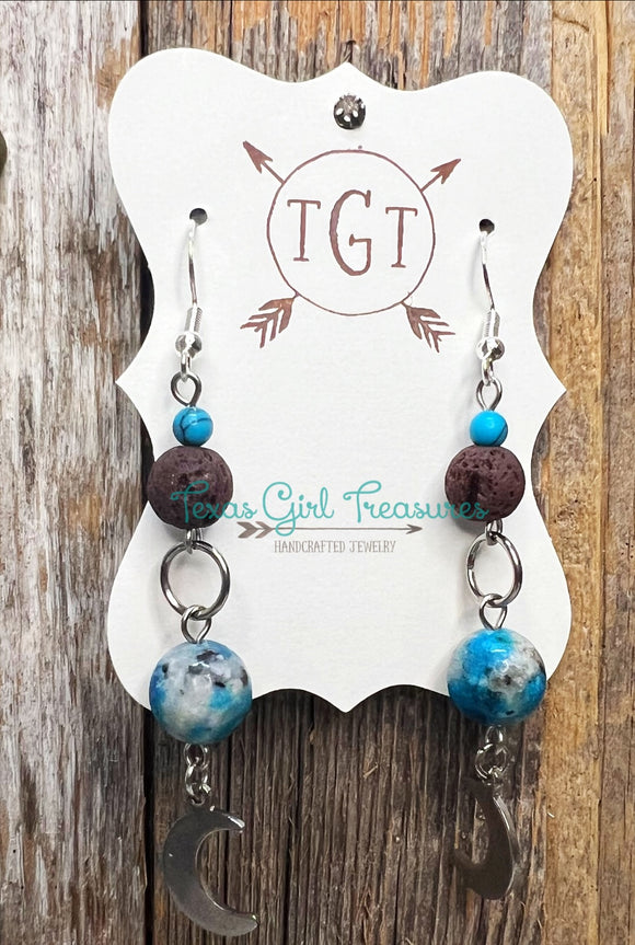 K2 Jasper Diffuser Earrings