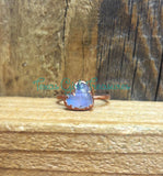 Moonstone Heart rings