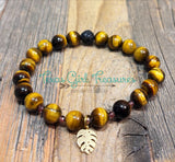 Tiger’s Eye stretch diffuser bracelet