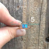 Labradorite Electroformed rings