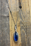 Labradorite Oval Diffuser Necklaces