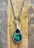 Variscite diffuser necklaces
