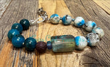 Apatite - Adjustable diffuser bracelets with assorted gemstones