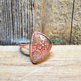 Sunstone Electroformed Rings