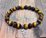 Tiger’s Eye stretch diffuser bracelet
