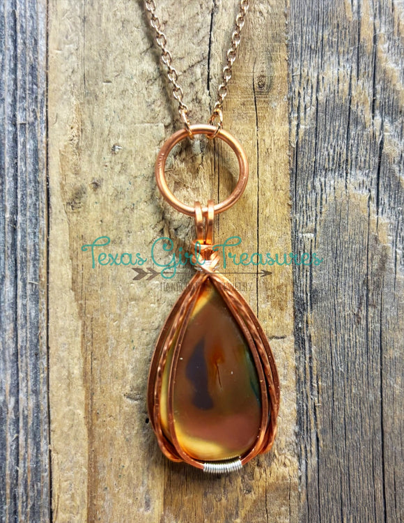 Imperial Jasper diffuser necklace