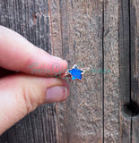 Labradorite Star and Moon rings