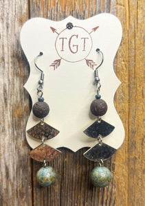 Ocean Jasper Diffuser Earrings