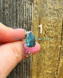 Labradorite Electroformed rings