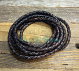 Oval hook clasp leather bracelet - Pick your leather