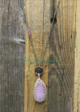 Kunzite diffuser necklaces