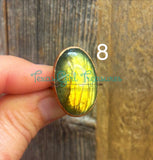 Labradorite Electroformed rings