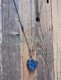 Labradorite Point Diffuser necklaces